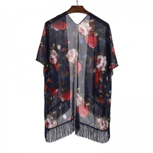 Wholesale summer chiffon cardigan for lady China factory