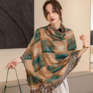 Wholesale printed scarf online for ladies China Factory