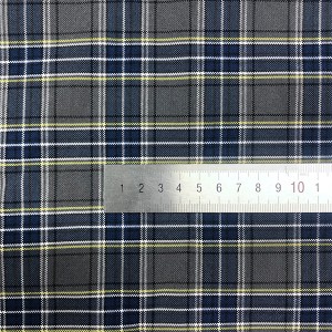 customized yarn dyed checked 100 polyester plaid fabric school uniform skirt