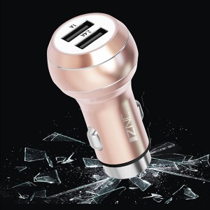 i36 3.4 A smart charger dual port outlet Fast usb car mobile phone charger adapter for car