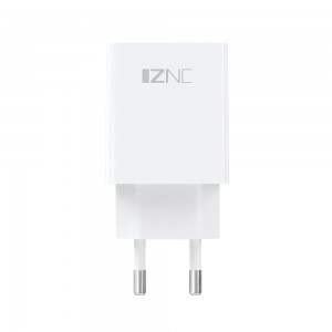Good quality Built-In Cable Power Banks - i25 Dual-Port 2.4A fast USB Wall Charger for Smart phones – IZNC