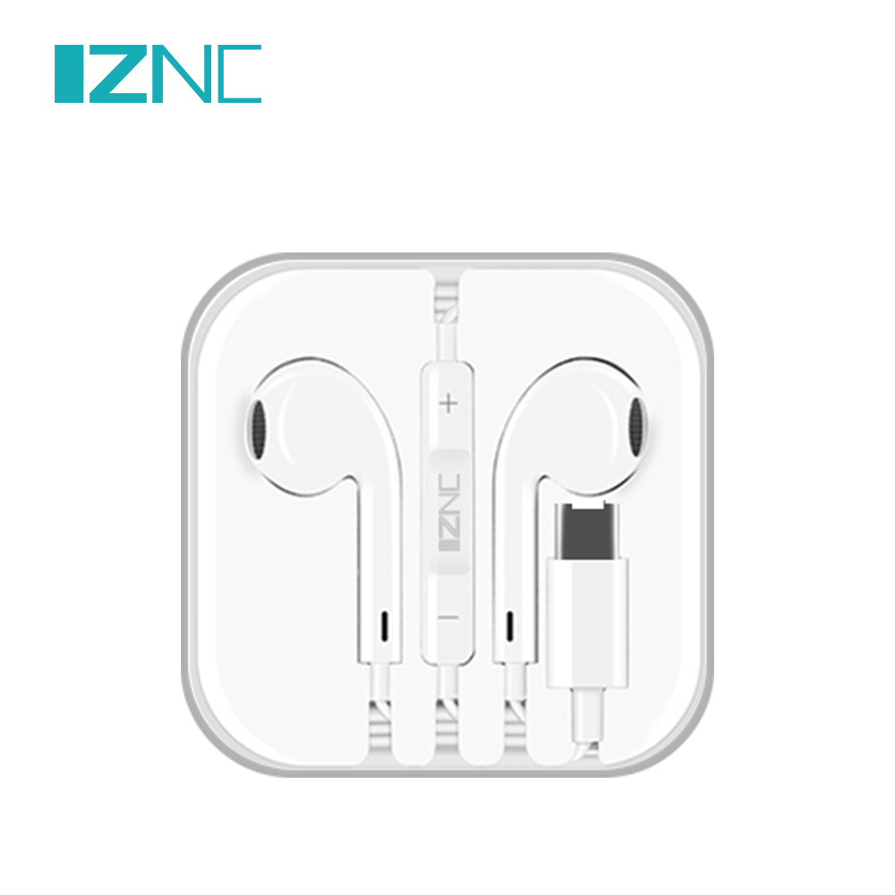 High Quality for Usb C Wired Earbuds - Original 1:1 N11,N12,N14 wired earphones 3.5 mm type-c lightning plug with microphone – IZNC