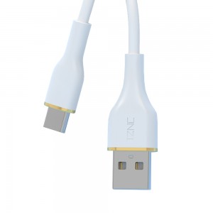 Real liquid Sillicon Power Mobile Phone USB Cable 120 w 6A Type C fast charge Cable 1m for iphone and All Phones