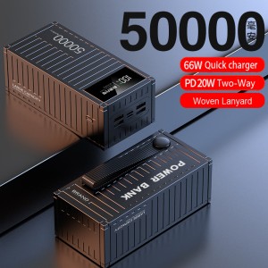 2023 Newest Design Quick Charging Powerbank 50000Mah Container Power Bank Oem Logo 30000mAh 40000mah