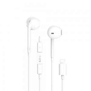 Wholesale Neckband Wireless Bluetooth Earphones - N14 N15 wired earphones with Crystal box design – IZNC