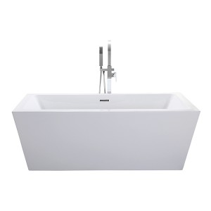 JS-719K white bath tub modern design