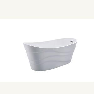 CE massage bathtub, free standing bath,acrylic freestanding bathtub