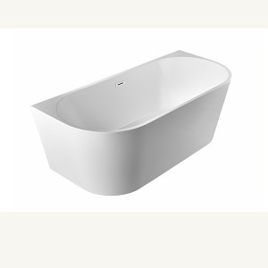 Bañera doble acrílica blanca de estilo europeo 1500, productos de bañera para baño