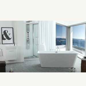 HOT SALE pure acrylic bathtub freestanding soaking bath tub bathtub
