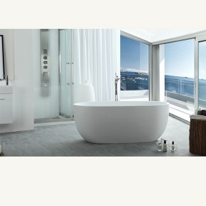 Badkuip voor volwassenen 2023 nieuwste badkuip, modern vrijstaand bad van acryl, badkamer met ligbad