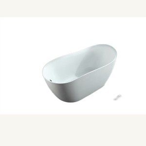 Baignoire autoportante au design moderne, baignoire en acrylique blanc, offre spéciale