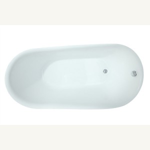 حار بيع التصميم الحديث حوض استحمام قائما بذاته أحواض الاستحمام الاكريليك الأبيض