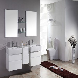 European-Style JS-9013A Bathroom Cabinet Elegant Para sa Gamit sa Bahay