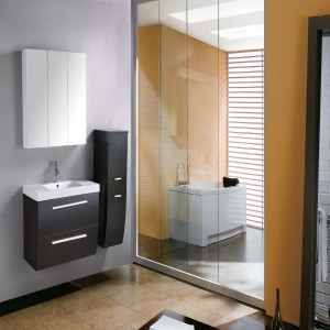 Gabinete de baño acrílico de alta calidad JS-B001 directamente de fábrica