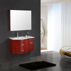 Factory advanced custom wall-mounted bathroom cabinet and mirror cabinet combination can store bathroom cabinet