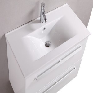 Висококачествен модерен бял шкаф за баня JS-B004