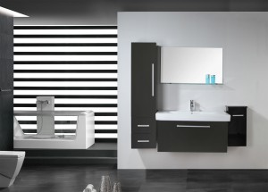 Luxus Stil Buedzëmmer Cabinet - Top-Qualitéit MDF Material JS-C012B