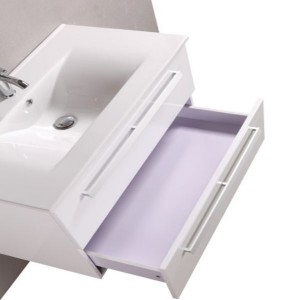 Laadukas moderni valkoinen kylpyhuonekaappi JS-B004