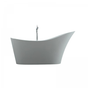 อ่างอาบน้ำอะคริลิกอิสระขายร้อนอ่างอาบน้ำยืนฟรีซ้อนพร้อมใบรับรอง ce & cupc สามารถทำสีขาวและดำด้านได้