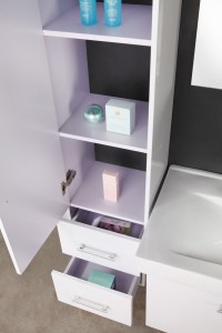 Elegant badkamermeubel – 2023 MDF-materiaal Lichte luxe stijl JS-C012W