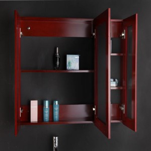 Armário de banheiro de parede personalizado avançado de fábrica e combinação de armário de espelho pode armazenar armário de banheiro