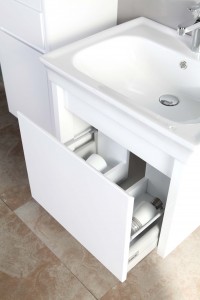 Vysoce kvalitní koupelnová skříňka – 2023 MDF materiál a luxusní styl JS-9006A