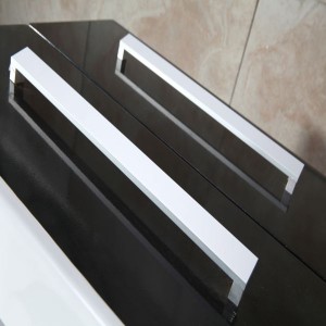 Opbergkast boven het toilet Badkamermeubelset met verstelbare plank Toiletopbergrek met 2 deuren