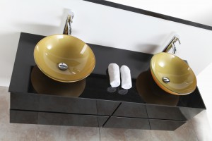 Sleek Bathroom Cabinet – High-Quality MDF Material JK004BG