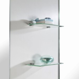 Klasikong itim na banyong gripo ng lababo sa Wall mounted bathroom cabinet Smart mirror