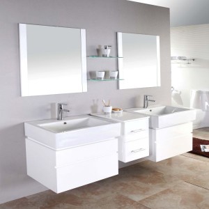 Europietiško stiliaus JS-9013A vonios kambario spintelė, elegantiška, skirta naudoti namuose