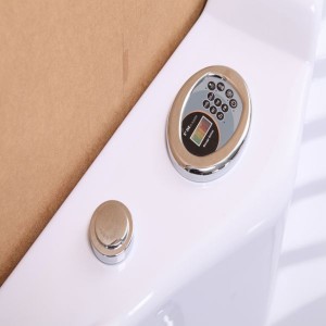 Bañeira de masaxe ABS branca de luxo estilo JS-8603 para o interior da casa