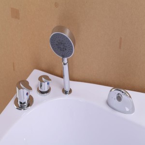 Біла масажна ванна 2023 Найгарячіша кімнатна ванна з ABS JS-8606