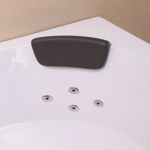 Mewah ing Gaya karo High-End JS-8630 ABS White Massage Bathtub