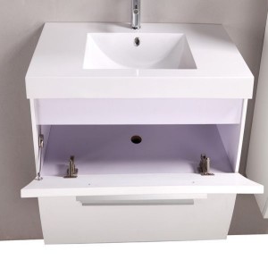 Elegante mueble de baño de estilo europeo JS-B002 para uso doméstico