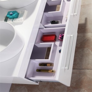 2023 Inotengeswa Zvakanakisa JS-B015 Chiedza Luxury Bathroom Cabinet