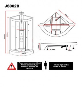 גלה את היתרונות של מקלחון הקיטור בסגנון J-spato-002