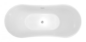2023 acrylic bathtub: JS-722 ገለልተኛ ዘመናዊ የብርሃን ቅንጦት