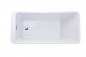 Acrylig o ansawdd uchel: bathtub dylunio moethus ysgafn JS-735A annibynnol