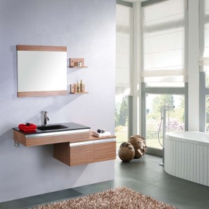 Amerikāņu vislabāk pārdotais JS-B008 vannas istabas skapis mājsaimniecībām
