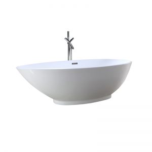 big size indoor egg shape freestanding acrylic bathtub