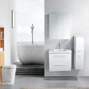 Elegáns, európai stílusú JS-B002 fürdőszobai szekrény otthoni használatra