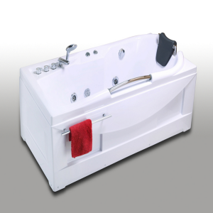 Multifunctional JS-8032 ABS White Massage Bathtub with CE&CUPC  For Home Use