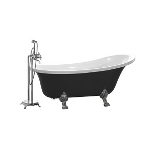 Aquacubic High Quality Freestanding Acrylic Clawfoot Soaking Bathtub