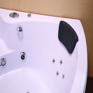 Factory Sell Luxury Freestanding Bath Tub Bubble Soaking 2 Person Whirlpool Sale Custom Massage Bathtub With Spa