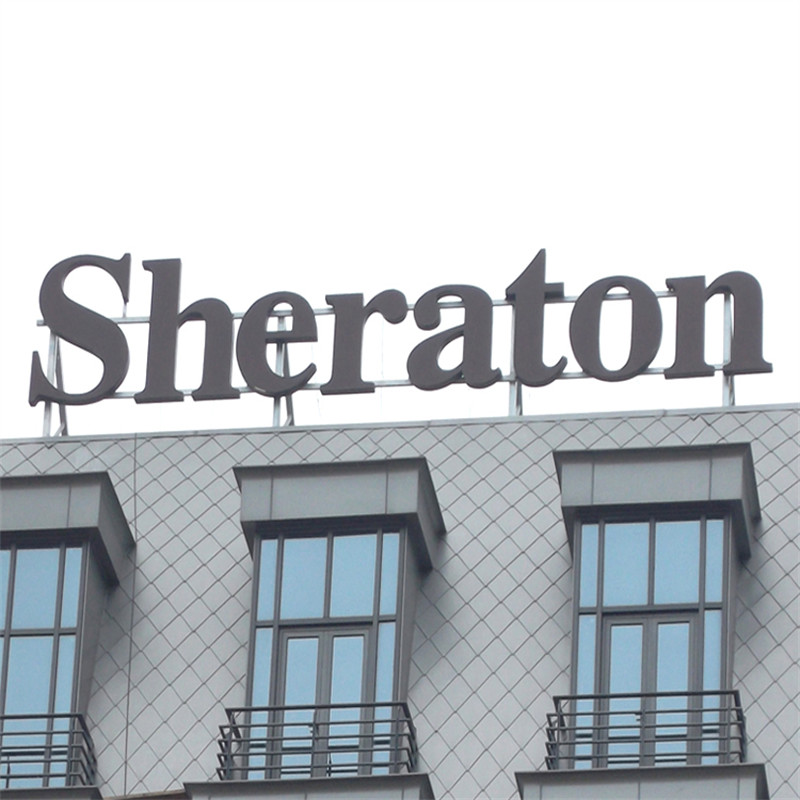 Sheraton Hotel High Rise Letter Sign 01