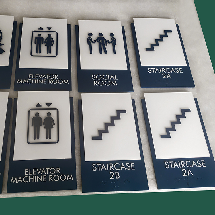 Stair and Lift Level Signs | Floor Signs2