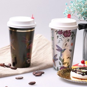 Wholesale Disposable Paper Cup - Printing hot stamping paper cup – JAHOO