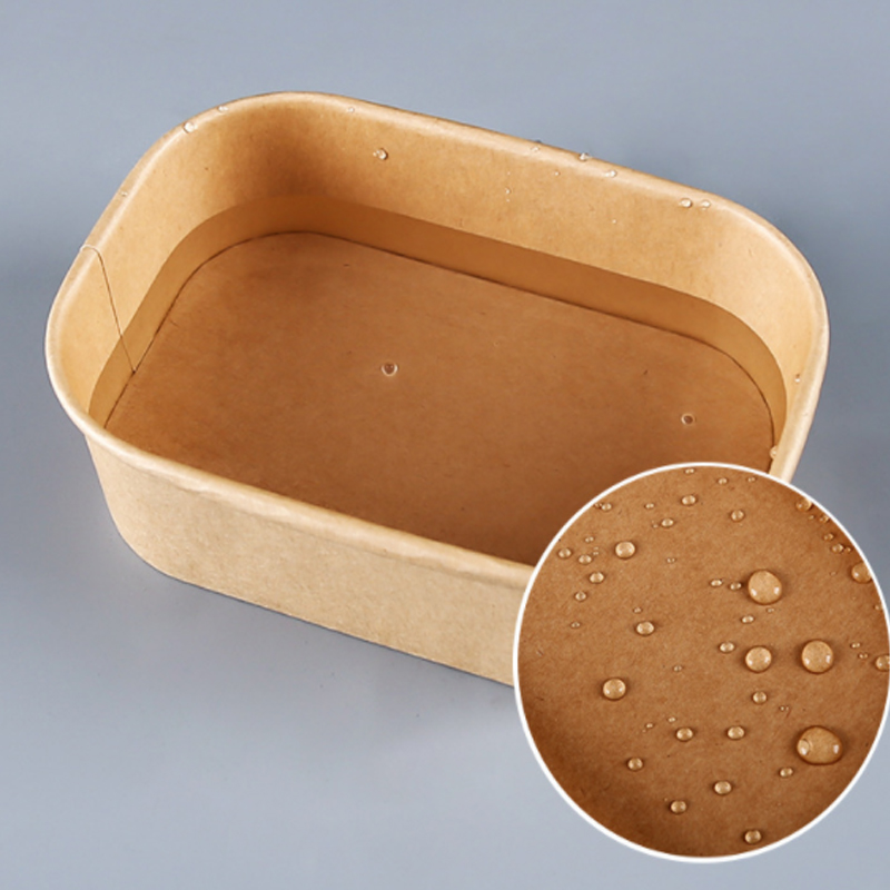 Factory wholesale Disposable Noodle Soup Container – Rectangle Paper Container Bowl – JAHOO