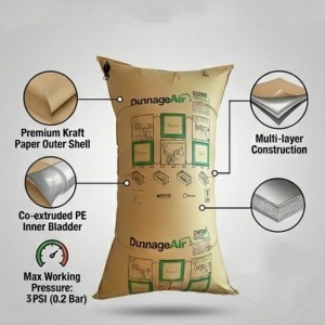 Heavy Duty Burst-Proof Shipping Void Filler Kraft Paper Air Bags