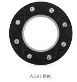 Jarcar 4.1cm Round Ring ABS Plastic Ring Curtain Rings Plastic Eyelets Diamond Plastic Curtain Rings